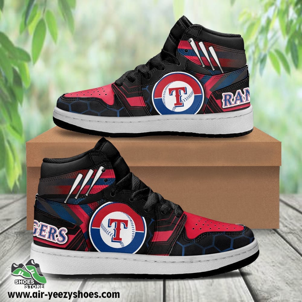 Texas Rangers Air Sneakers, Rangers Gifts for Fans