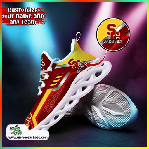 USC Trojans NCAA 3D Printed Sport Unisex Shoes, USC Trojans Unique Gifts