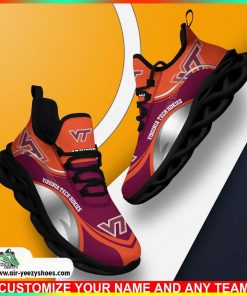 Virginia Tech Hokies NCAA Custom Sport Shoes For Fans, Virginia Tech Hokies Fan Gears