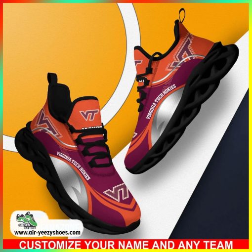 Virginia Tech Hokies NCAA Custom Sport Shoes For Fans, Virginia Tech Hokies Fan Gears