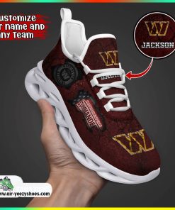 Washington Commanders NFL Sport Shoes For Fans, Custom Casual Sneaker, Commanders Unique Gifts